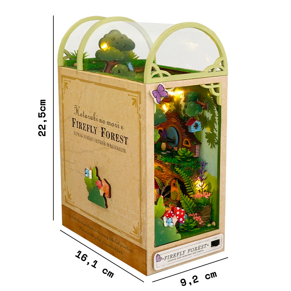 Dimensions book nook foret